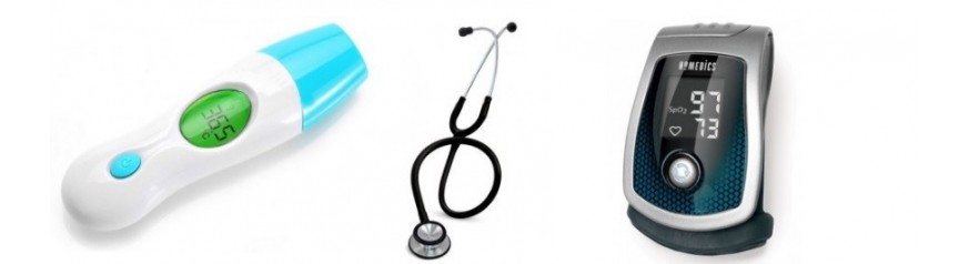 Blood Pressure Monitors / Stethoscope / Otoscope / Thermometer / Blood Sugar Monitors / Nebulizer