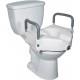 RIASED TOILET SEAT WITH REMOVABLE ARMS