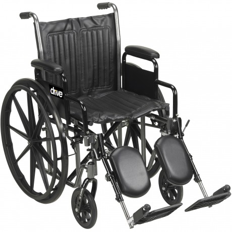 Silver Sport 2 Wheelchair Dual axle- Elevating Legrest