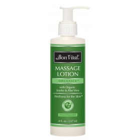 Bon Vital' Organica Massage Lotion 8 fl oz bottle