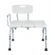 Transfer Bath Bench with Back: