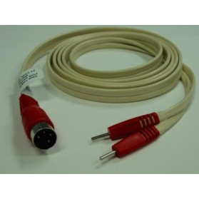 Dual Straight 4 Pin Din Interferential Lead Wires