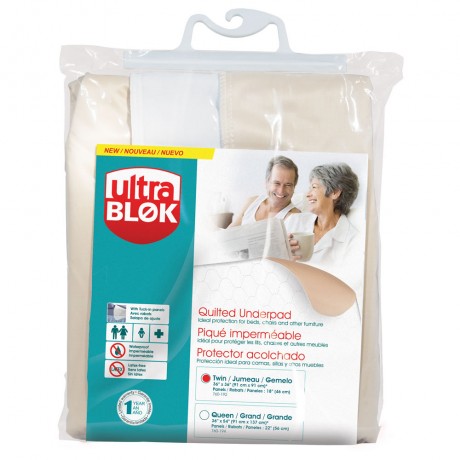 UltraBlok™ Quilted Underpad, With Tuck-In Panels