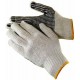 String Knit Glove With PVC Dots (One Side)