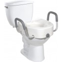 Raised Toilet Seat with Lock (Elongated)- 5" Height