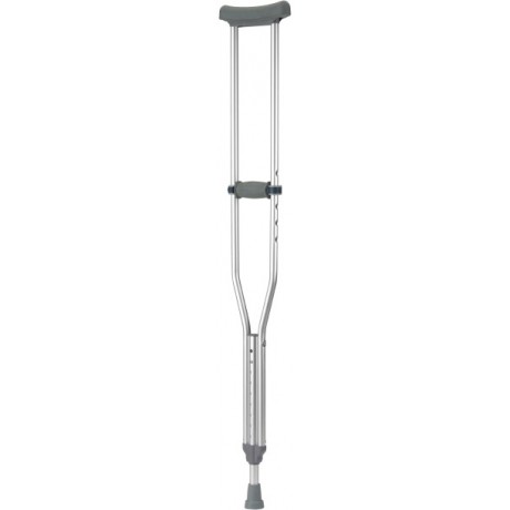 EZ Adjust Aluminum Crutches with Euro-Style Clip
