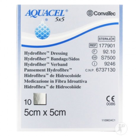 AQUACEL® Hydrofiber® Dressing, White- 10ea/box