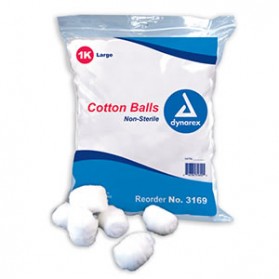Cotton Ball, Size- M- 2000pc/bag