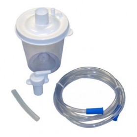 800 mL Disposable Container with Splash Guard & 6' Patient Tubing (Single Pack)