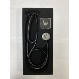 Dual Head Cardiology Stethoscope- Black
