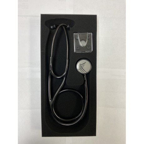 Dual Head Cardiology Stethoscope- Black