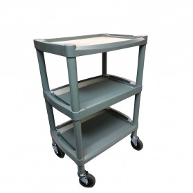 3 Shelves Electrotherapy Cart With Wheels- Mettler
