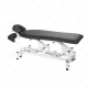 Curved Massage Table with Electric Height Adjustable- Dark Grey