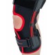 Open Knee Brace with Leaf Spring Hinges- Wrap around