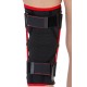 Open Knee Brace with Leaf Spring Hinges- Wrap around
