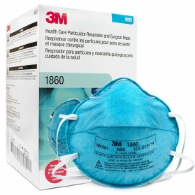 3M™ Particulate Healthcare Respirator, 1860, N95- 20/box