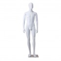 Can-Bramar Adult Male Mannequin 73"H, Glass Base, Blowing White (PL-M6)